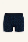 Defacto E2919 Lacivert Regular Fit Çizgili 3'lü Boxer thumbnail 2
