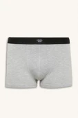 Defacto K7635 Siyah Regular Fit 3'lü Boxer thumbnail 5