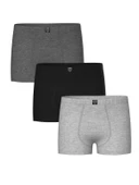 LCW Kids Siyah Basic Erkek Çocuk Boxer 3'lü thumbnail 1