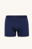 Defacto C3275 Lacivert Regular Fit 3'lü Boxer thumbnail 2