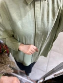 Nuss 3001 Oversize Düğmeli Gömlek Menta thumbnail 4