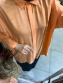 Nuss 3001 Oversize Düğmeli Gömlek Mango thumbnail 3