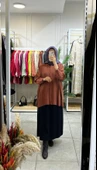 Nuss 3001 Oversize Düğmeli Gömlek Krokan thumbnail 1