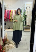 Nuss 3001 Oversize Düğmeli Gömlek Menta thumbnail 3