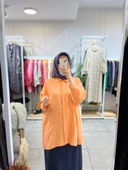 Nuss 3001 Oversize Düğmeli Gömlek Mango thumbnail 2