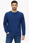 Basic Bisiklet Yaka Relaxed Regular Erkek Sweatshirt - 7062 thumbnail 1