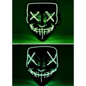LED Işıklı Yeşil Maske thumbnail 3