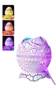 Yumurta Şeklinde Su Dalgalı Bluetooth Speaker Lamba Renkli Şarjlı thumbnail 5