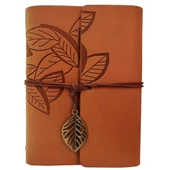 Deri Yaprak Desenli Defter thumbnail 2