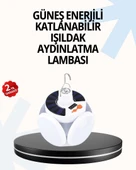 Katlanabilir 5 Kanatlı Solar LED Bahçe ve Kamp Lambası thumbnail 1