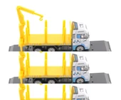Die Cast Mini Sarı Kütük Kamyonu thumbnail 4