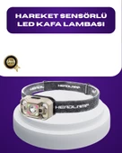 Wave Sensörlü LED Kafa Lambası Şarjlı Ayarlanabilir Işık thumbnail 1