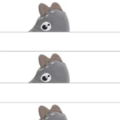 Dino Peluş Oyuncak Gri 25 cm thumbnail 1