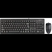 A4-Tech KM-72620D USB Standart Türkçe Q Klavye/Mouse Set thumbnail 1