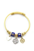 Yonca Charm Bilezik - Altın thumbnail 1