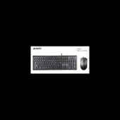 A4 TECH KR-9276, Siyah, USB Kablolu, Türkçe Q, Multimedya, Klavye Mouse Set thumbnail 1