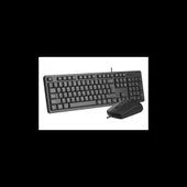 A4 TECH KR-3330S, Siyah, USB Kablolu, Türkçe Q, Multimedya, Klavye Mouse Set thumbnail 2