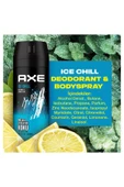 3 Adet Axe Ice Chill Erkek Deodorant Sprey 150 ml thumbnail 6