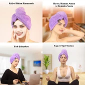 2'li Paket Mikrofiber Saç Havlusu thumbnail 5