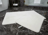 BANYO PASPASI 2'Lİ SET SET PUFF KREM thumbnail 1