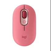 Logitech POP Kablosuz Optik Mouse - Pembe thumbnail 1