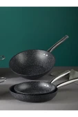 Falez Black Line 30 cm Granit Tava thumbnail 7