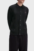 Fred Perry K9726 Button Through Knitted Erkek Gömlek thumbnail 3