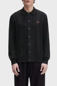 Fred Perry K9726 Button Through Knitted Erkek Gömlek thumbnail 1