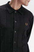 Fred Perry K9726 Button Through Knitted Erkek Gömlek thumbnail 5