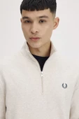 Fred Perry M3574 Half Zip Erkek Sweatshirt thumbnail 4