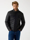 Guess M4YL16WFHD0 Logo Stretch Padded Erkek Ceket thumbnail 1