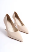 Kadın Bej Saten Stiletto TR08MS27E thumbnail 2