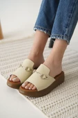 Bej Hakiki Deri Terlik TR31MY62C thumbnail 1