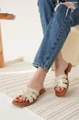 Bej Hakiki Deri Terlik TR31MY66C thumbnail 2