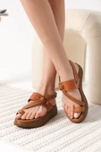 Taba Hakiki Deri Sandalet TR31MY64C thumbnail 3