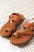 Taba Hakiki Deri Sandalet TR31MY64C thumbnail 5