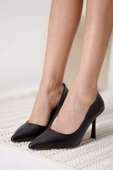 Kadın Mat Siyah Stiletto TR08MS26A thumbnail 1