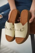 Bej Hakiki Deri Terlik TR31MY62C thumbnail 4