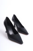 Kadın Mat Siyah Stiletto TR08MS27H thumbnail 2