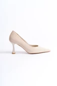 Kadın Bej Saten Stiletto TR08MS27E thumbnail 4