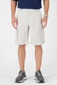 Erkek Regular Fit Kargo Cepli Şort Kapri thumbnail 8