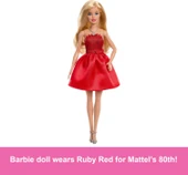 Barbie 80.Yıl Kırmızı Elbiseli, Jgd25 thumbnail 3