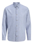 JJESUMMER LINEN BLEND SHIRT L/S SN Infinity Infinity M thumbnail 4