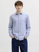 JJESUMMER LINEN BLEND SHIRT L/S SN Infinity Infinity S thumbnail 1