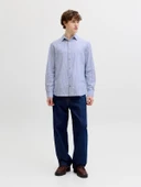 JJESUMMER LINEN BLEND SHIRT L/S SN Infinity Infinity M thumbnail 2