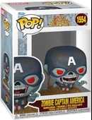 Funko Pop Marvel: Zombie Captain America thumbnail 1