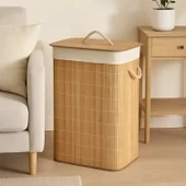NAT. DİKT.BAMBU KAT.CAMASIR SEPETI 72 LT thumbnail 2
