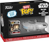 Funko Pop! Bitty Ride: Star Wars - Millenium Falcon Ile Han Solo thumbnail 1