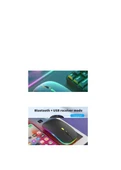 Raynox RX-M208 Kablosuz Bluetooth ve USB Mouse - SİYAH thumbnail 4