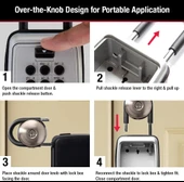 Master Lock 5422D Push Button Taşınabilir Key Safe By Master Lock thumbnail 3